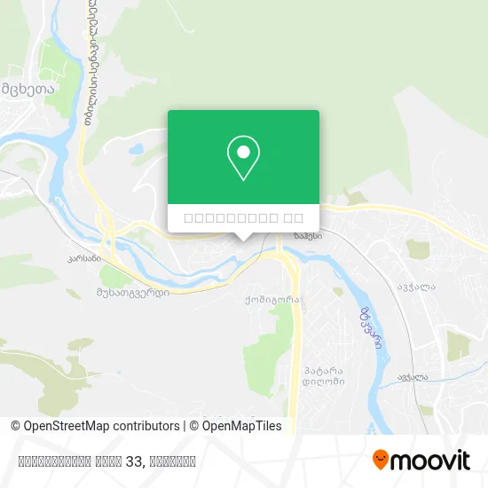 ენერგეტიკის ქუჩა 33 რუკა
