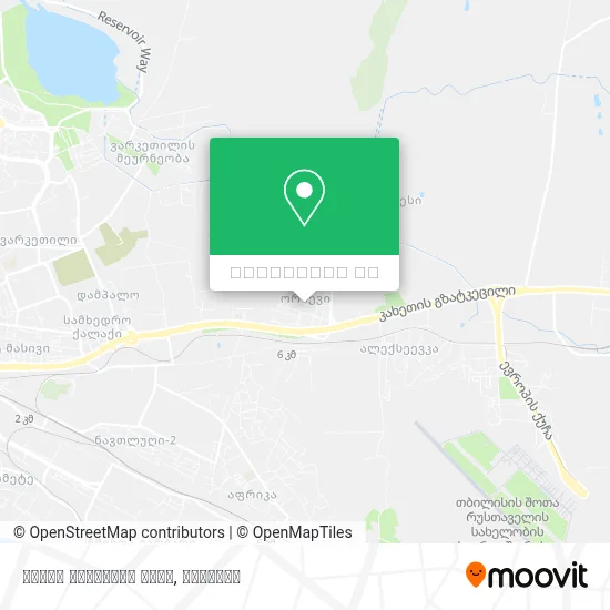 იოანე პეტრიწის ქუჩა რუკა