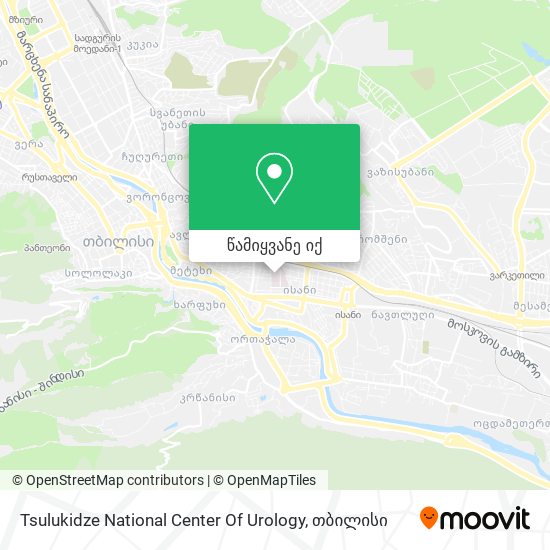 Tsulukidze National Center Of Urology რუკა