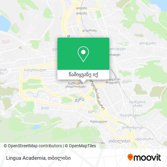 Lingua Academia რუკა