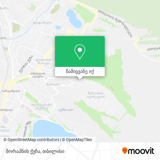 შორაპნის ქუჩა რუკა