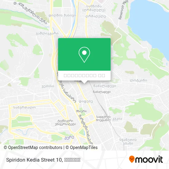 Spiridon Kedia Street 10 რუკა