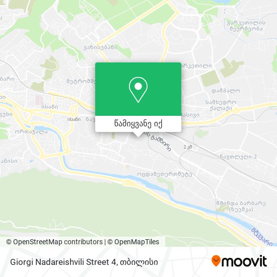 Giorgi Nadareishvili Street 4 რუკა