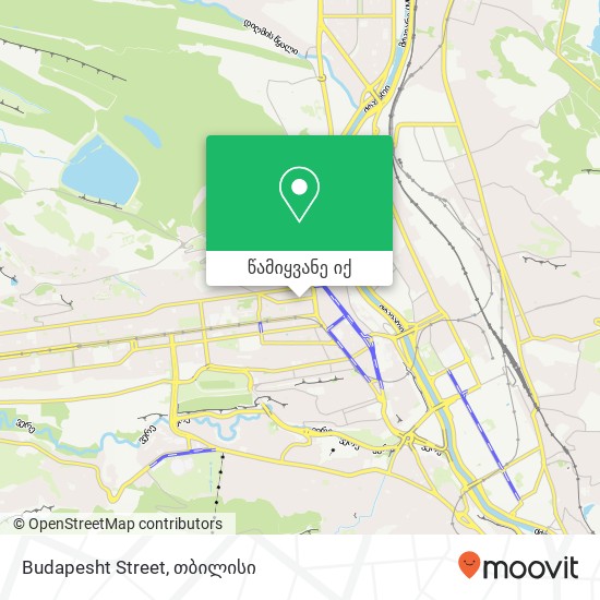 Budapesht Street რუკა