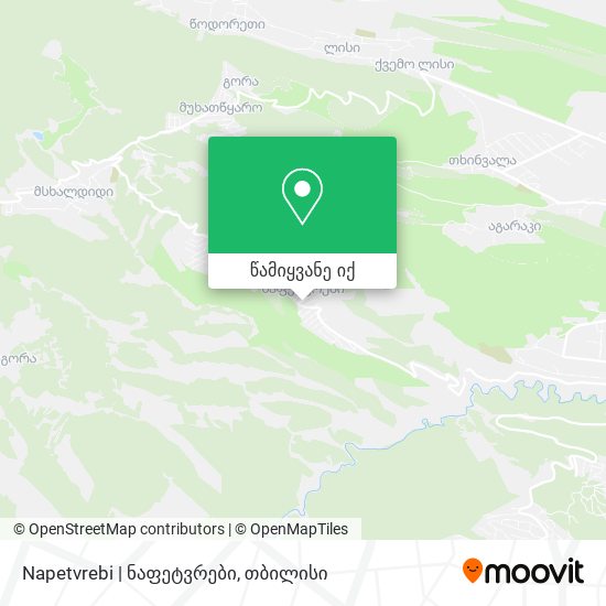 Napetvrebi | ნაფეტვრები რუკა