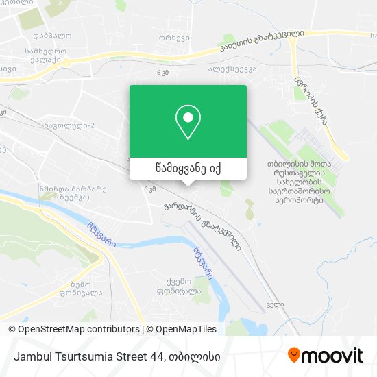 Jambul Tsurtsumia Street 44 რუკა