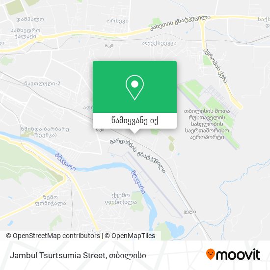 Jambul Tsurtsumia Street რუკა