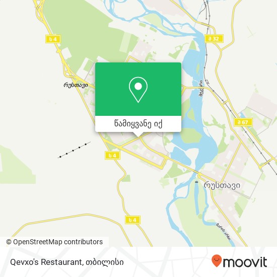Qevxo's Restaurant რუკა