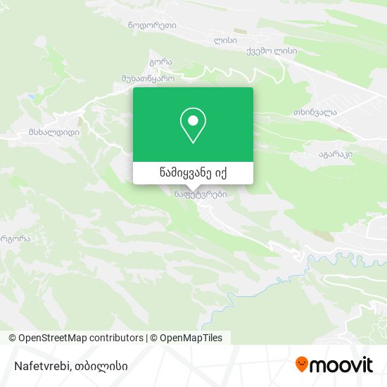 Nafetvrebi რუკა