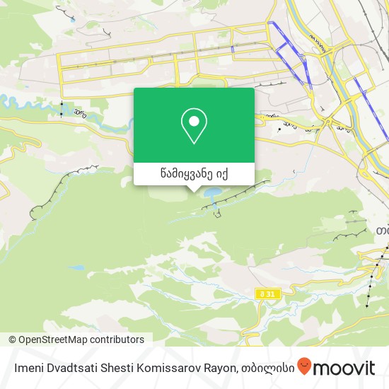 Imeni Dvadtsati Shesti Komissarov Rayon რუკა