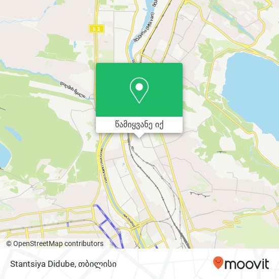 Stantsiya Didube რუკა