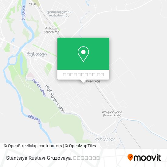 Stantsiya Rustavi-Gruzovaya რუკა