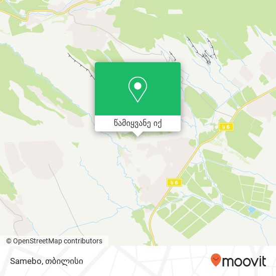 Samebo რუკა