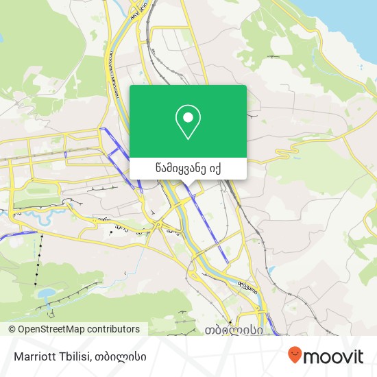 Marriott Tbilisi რუკა