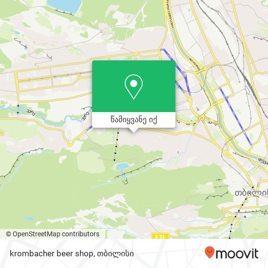 krombacher beer shop რუკა