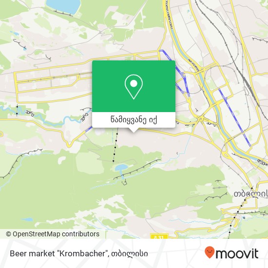 Beer market "Krombacher" რუკა