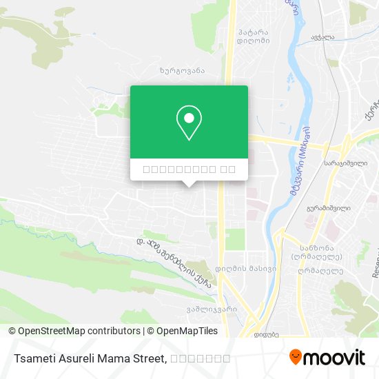 Tsameti Asureli Mama Street რუკა
