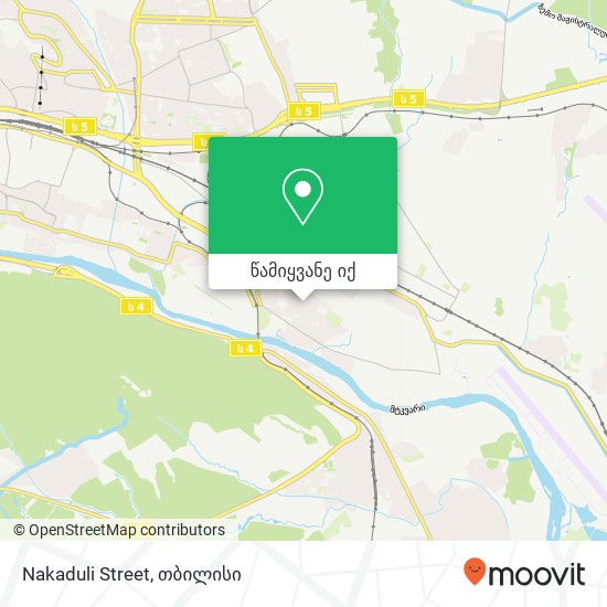 Nakaduli Street რუკა