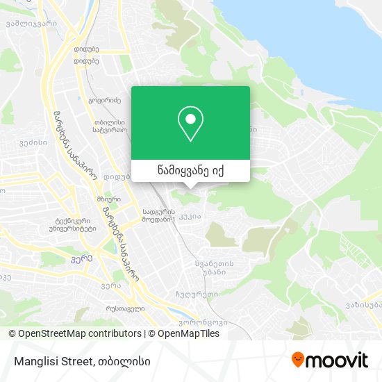 Manglisi Street რუკა