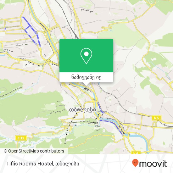 Tiflis Rooms Hostel რუკა