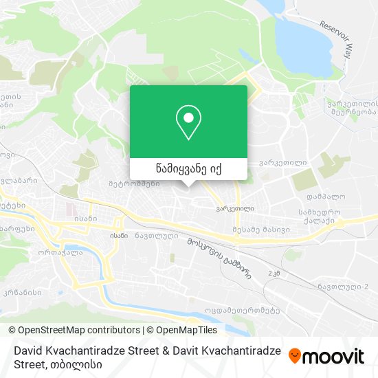 David Kvachantiradze Street & Davit Kvachantiradze Street რუკა