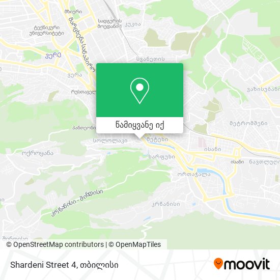 Shardeni Street 4 რუკა