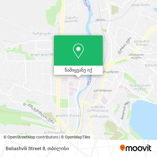 Beliashvili Street 8 რუკა