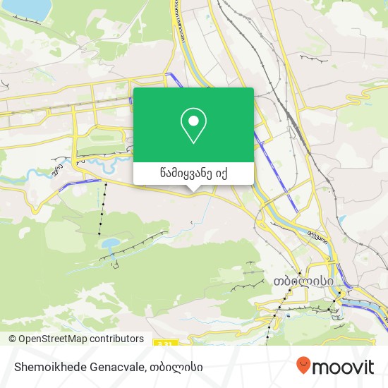 Shemoikhede Genacvale რუკა