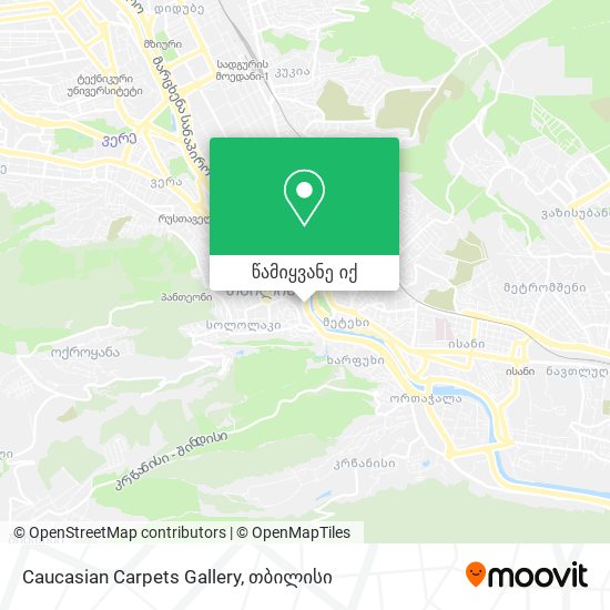 Caucasian Carpets Gallery რუკა