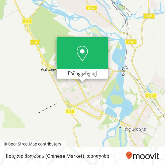 ჩინური მაღაზია (Chinese Market) რუკა