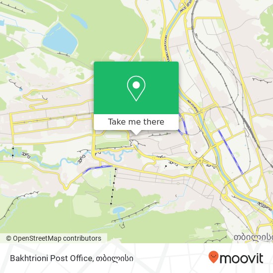 Bakhtrioni Post Office რუკა