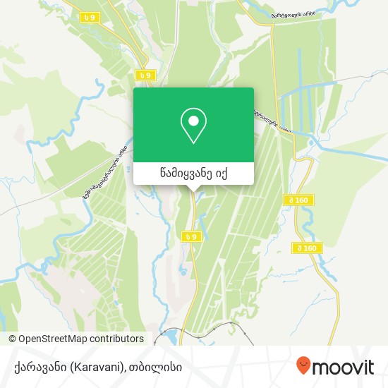 ქარავანი (Karavani) რუკა