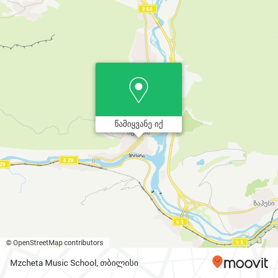 Mzcheta Music School რუკა