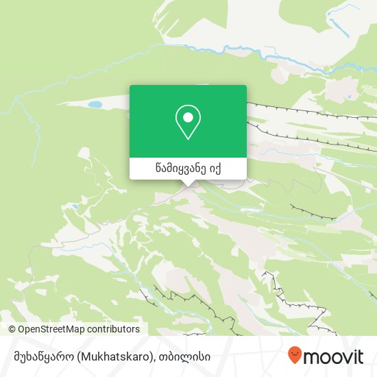 მუხაწყარო (Mukhatskaro) რუკა