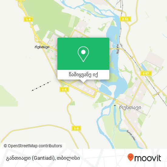განთიადი (Gantiadi) რუკა