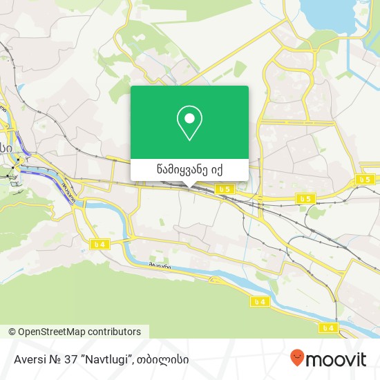 Aversi № 37 ”Navtlugi” რუკა
