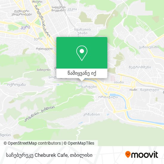 საჩებურეკე Cheburek Cafe რუკა