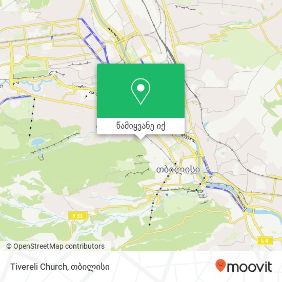 Tivereli Church რუკა