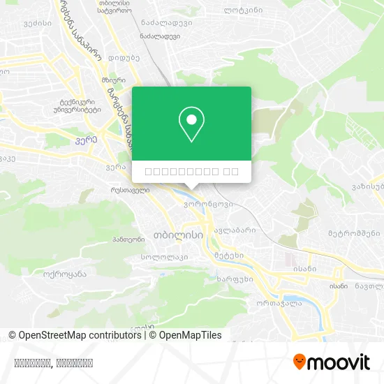 ტიფლისი რუკა