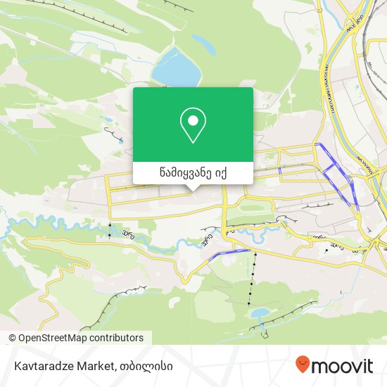 Kavtaradze Market რუკა