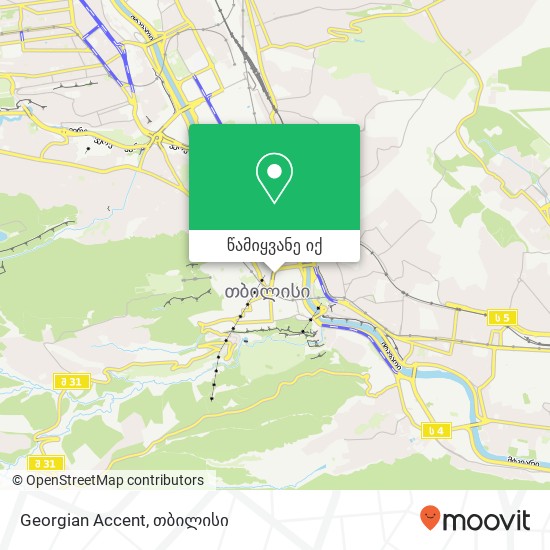 Georgian Accent რუკა