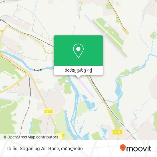 Tbilisi Soganlug Air Base რუკა