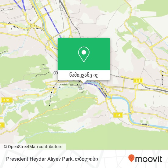 President Heydar Aliyev Park რუკა