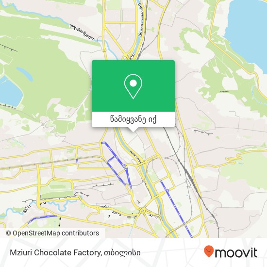 Mziuri Chocolate Factory რუკა