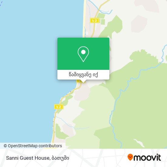 Sanni Guest House რუკა