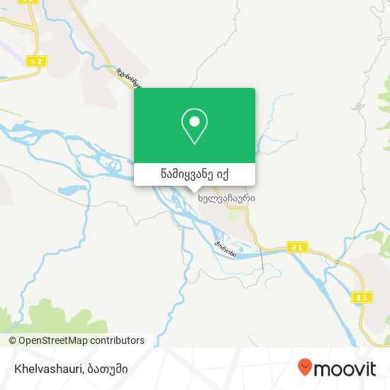 Khelvashauri რუკა