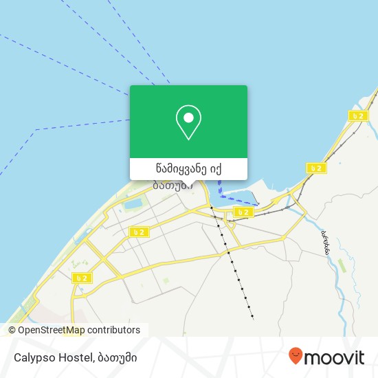 Calypso Hostel რუკა