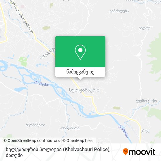 ხელვაჩაურის პოლიცია (Khelvachauri Police) რუკა