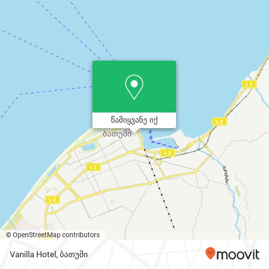 Vanilla Hotel რუკა