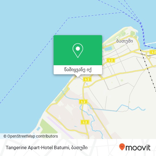 Tangerine Apart-Hotel Batumi რუკა